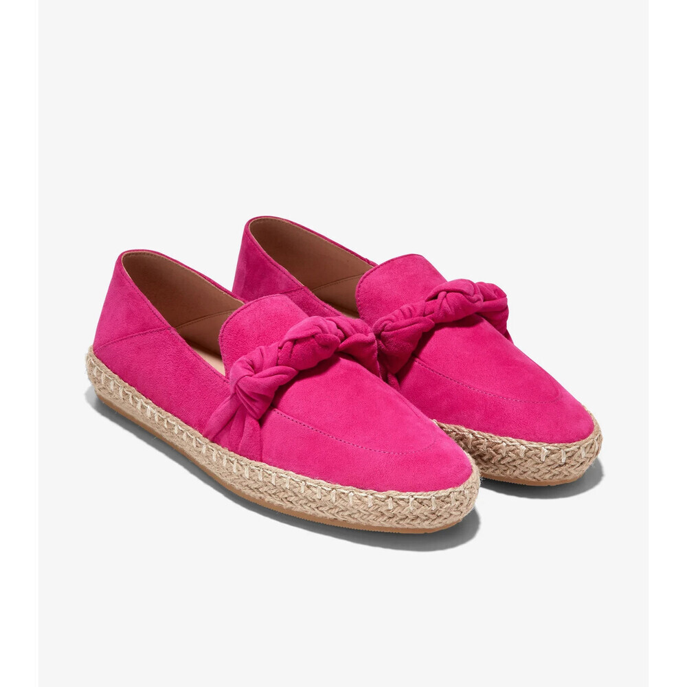 Cole Haan Cloudfeel Knotted W28162 Flats Women's US 6 Pink Espadrille ZAP748